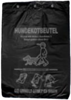Dog Waste Bag 250x310+30 mm