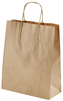 paper handle bag - 22+10x28  cm