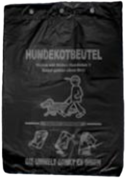 Dog Waste Bag 250x310+30 mm