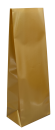 Blockbodenbeutel Gold, 55+30x175 mm