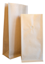Stand up Pouch 150x325+100 mm, kraft paper brown